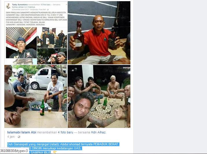 Ganaspati Penjegal Ustadz Abdul Somad Di Bali Voa Islam Com