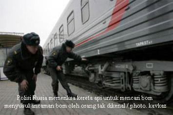 Diancam Bom, Stasiun Kereta dan Terminal Bus Moscow Disisir KGB