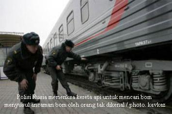 Diancam Bom, Stasiun Kereta dan Terminal Bus Moscow Disisir KGB