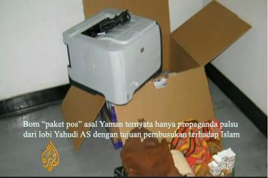 Ternyata, Lobi Yahudi AS Dalangi Isu Bom Paket Palsu Asal Yaman