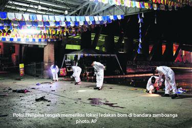 Polisi: Pelaku Bom Bandara Zamboanga Anggota Kelompok Miskin Kota
