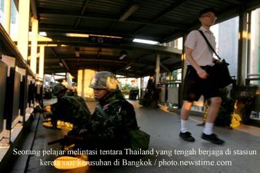 Tentara Thailand Membahayakan Hidup Guru dan Murid Sekolah di Selatan