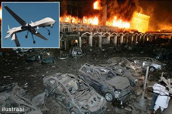 Pengecut!! Amerika Bombardir Pakistan dengan Pesawat Tak Berawak