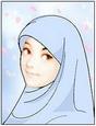 Jilbab Biru Dinda