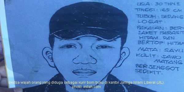 Polisi Rilis Sketsa Kurir Bom di Kantor JIL