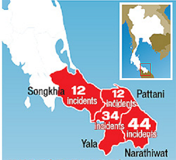 Pejuang Patani Lakukan 102 Serangan dalam Sehari di 4 Provinsi Thailand Selatan