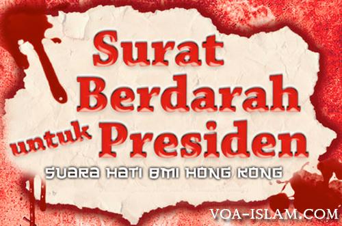 Mengetuk Hati SBY, TKI Hong Kong Kirim 'Surat Berdarah untuk Presiden'