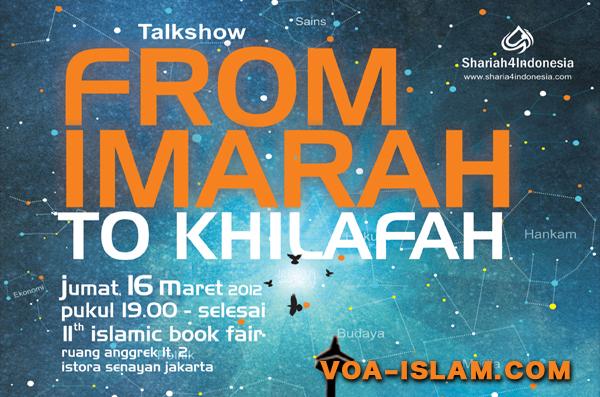 Konferensi Imarah Internasional 'From Imarah to Khilafah' Akan Digelar di Jakarta