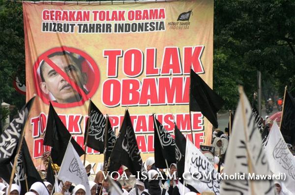 Tolak Obama, Penguasa Penjajah yang Kafir Harbi!!