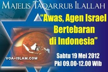 Besok MTI Gelar Kajian Ilmiah: Awas, Agen Israel Bertebaran di Indonesia