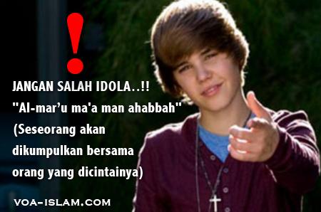 Justin Bieber, Berhala Baru Remaja Kurang Iman