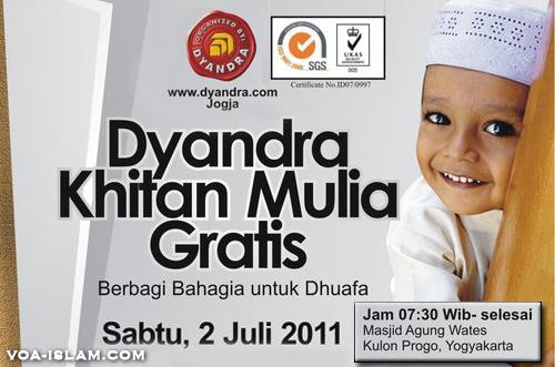 DPU-Darut Tauhiid Gelar Khitanan Gratis di Yogyakarta, Ayo Daftar!!
