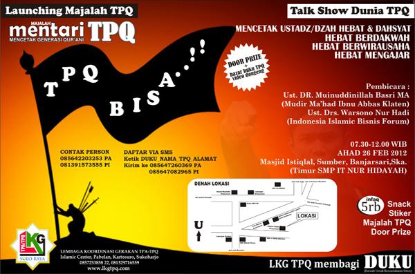 LKG TPQ Solo Upgrade Guru Ngaji yang Hebat Mengajar, Berdakwah & Wirausaha