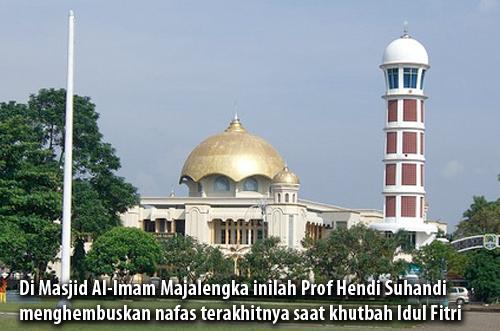 Innalillahi wainna ilaihi Roji'un, Prof Hendi Wafat Saat Khutbah Idul Fitri