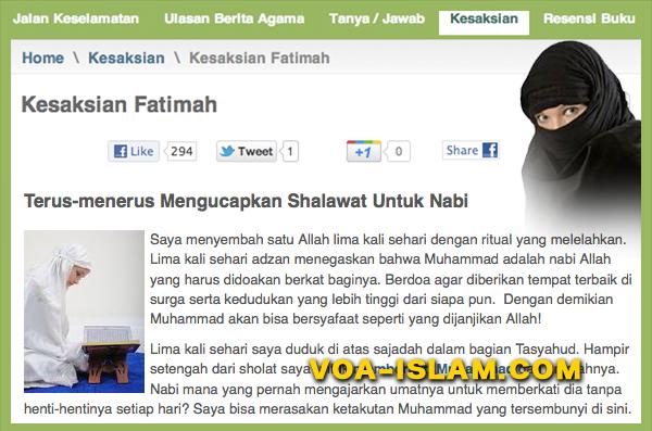 Lelucon Murtadin Fatimah-3: Mengaku Mantan Islam Tapi Tak Kenal Azan  