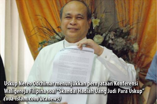 Heboh!! Sejumlah Uskup Filipina Terima Hadiah dari Lembaga Judi