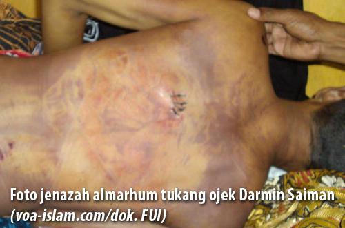 Inilah Bukti Tukang Ojek Muslim di Ambon itu Dibunuh, Bukan Kecelakaan!!