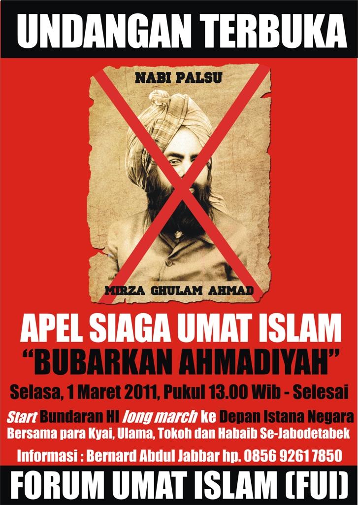 Bubarkan Ahmadiyah