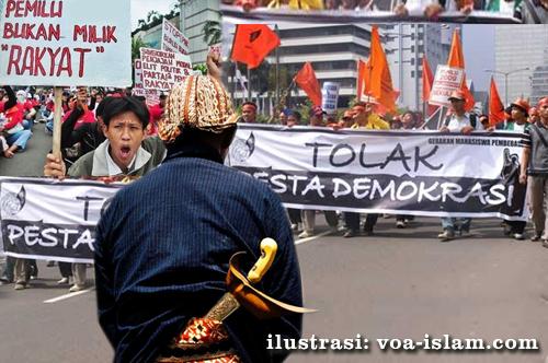 Atas Nama Demokrasi, Indonesia Babak Belur