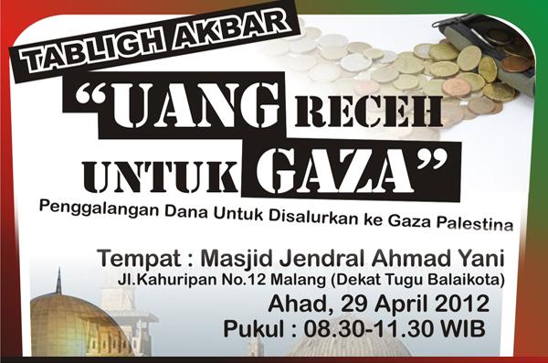 Tabligh Akbar dan Penggalangan Dana untuk Muslim Gaza Palestina