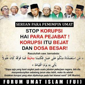 FUI  & Elemen Ormas Islam Gelar Aksi Jihad Melawan Korupsi