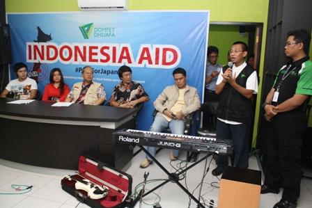 Dompet Dhuafa  Bentuk Tim Indonesia AID Pray For Japan