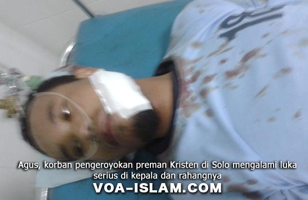 Sadis!!! 3 Pemuda Muslim Jadi Korban Pembacokan Preman Kristen Solo