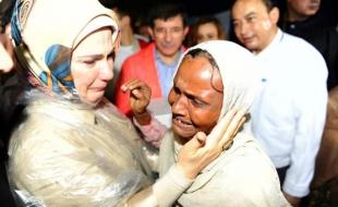 Emine Erdogan Menangis Bertemu Dengan Pengungsi Rohingya