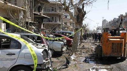 11 Orang Tewas dalam Ledakan Bom di Damaskus Suriah