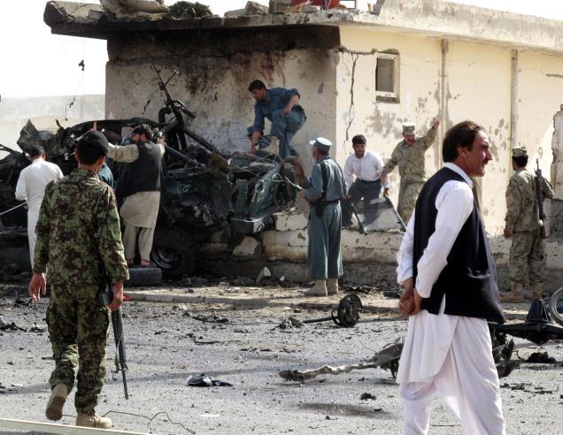 12 Polisi Afghanistan Tewas dalam  Serangan Bom Jibaku