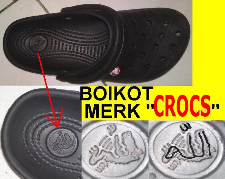 Waspada, Ada lafadz Allah di sepatu CROCS