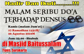 Malam Seribu Doa Terhadap Densus 88