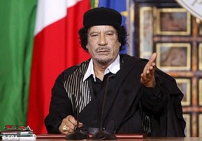 Kadhafi 'Menghilang' Pasca Bombardir Pasukan Koalisi di Tripoli