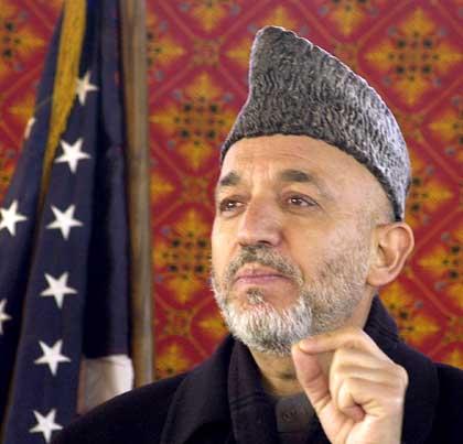 6 Orang Ditangkap Karena Berencana Bunuh  Hamid Karzai