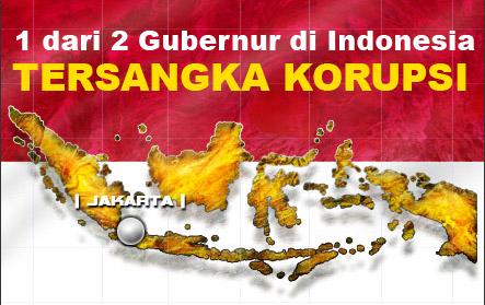 Musibah, 1 dari 2 Gubernur di Indonesia Tersangka Korupsi