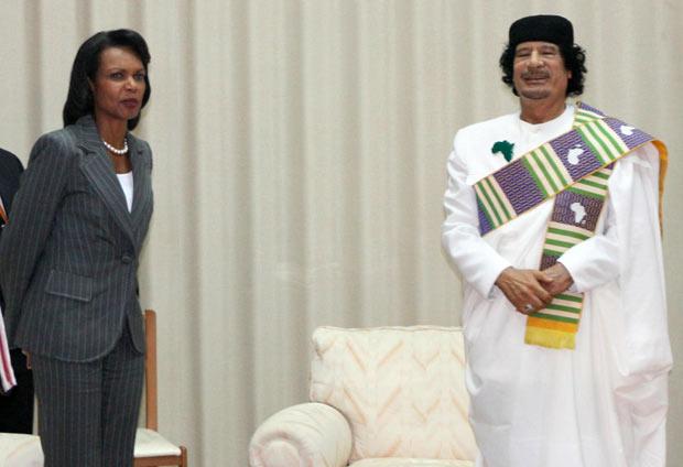 Kadhafi Ternyata Pengagum Mantan Menlu AS Condoleeza Rice