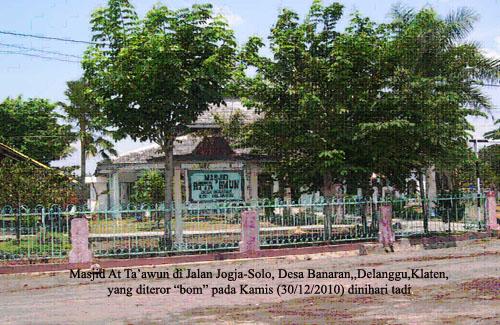 Setelah Masjid di Yogya, Kini Giliran Masjid di Klaten Diteror 'Bom' 