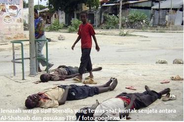 Kalap Markasnya di Bom, Tentara Ethiopia Bunuh 3 warga Sipil Somalia 