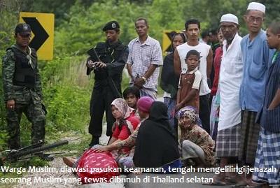 Seorang Muslimah Tewas Ditembak saat Membaca Al-Qur'an di Patani