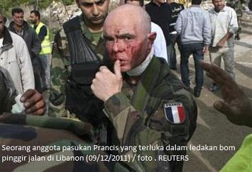 Prancis: Suriah Berada Dibalik Pemboman Pasukan UNIFIL di  Lebanon
