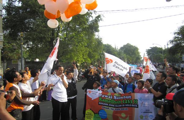 Pawai Anak Islam Solo Raya Menyambut Ramadhan 1433 H