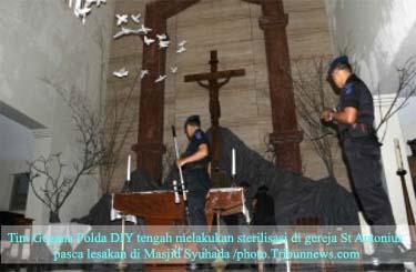 Masjid yang Dibom, Malah Gereja yang Diamankan