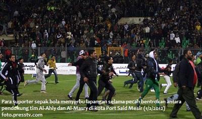 Menyedihkan! 73 Orang Tewas di Mesir Hanya Gara-gara Sepak Bola