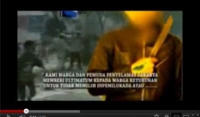 Beredar Video Ancaman Kerusuhan Pilkada DKI, Jika Ahok Pimpin Jakarta 