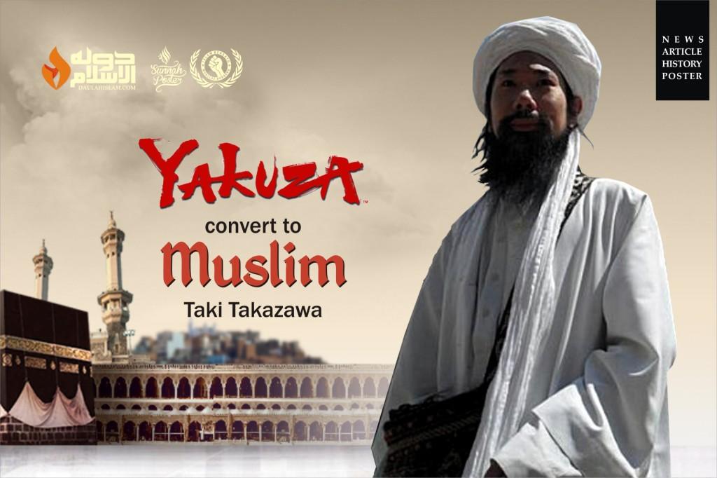 Subhanallah! Taki Takazawa, Tukang Tato Yakuza Menjadi Imam Masjid di Jepang