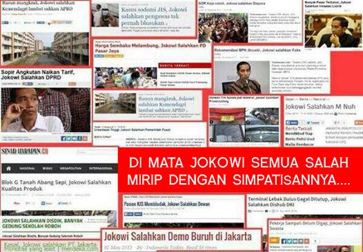 Klop! Jokowi Tak Mau Disalahkan, Simpatisannya Doyan Menyalahkan