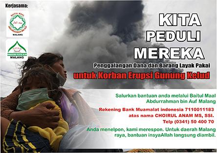 Peduli Kelud: Dibutuhkan 15 Jenis Bantuan Anda Bagi Korban Erupsi