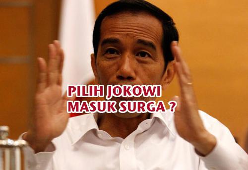 Pernyataan Sesat PDIP : Mau Masuk Surga Pilih Jokowi, Kalau Tidak Masuk Neraka