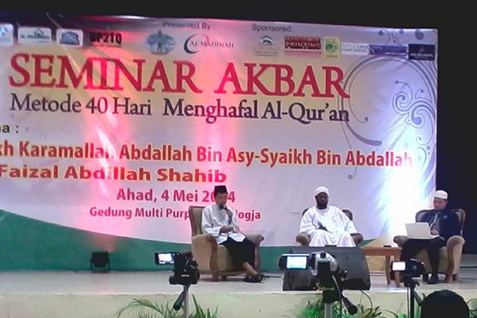 1000 Peserta Hadiri Seminar 40 Hari Hafal Qur'an
