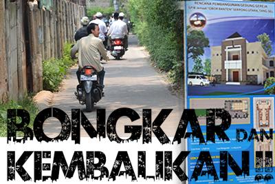 Bongkar Gereja Liar Prakarsa Obor di Pondok Jagung Timur Tangsel